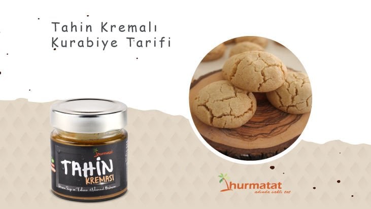 Hurmatat Tahin Kremalı Kurabiye | Rafine Şekersiz