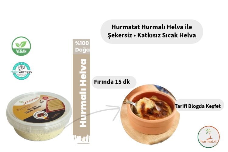 Fırında Sıcak Helva Tarifi Rafine Şekersiz