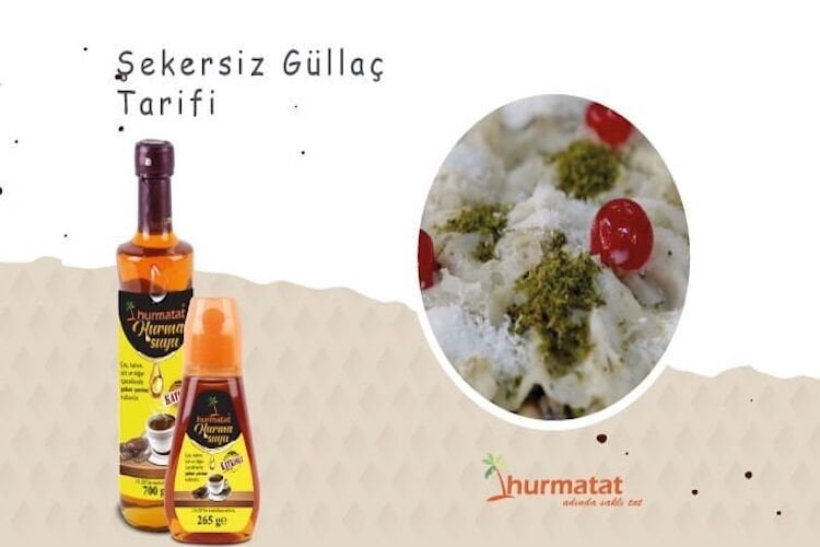 Hurma Suyu ile Tatlandırılmış Güllaç Tarifi