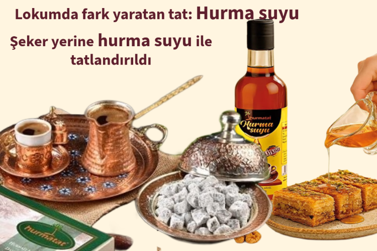 Rafine Şeker Yerine Hurma Suyu ile Tatlandırılmış Lokum