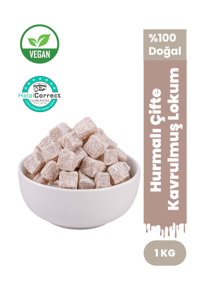 Hurmatat Hurmalı Çifte Kavrulmuş Lokum 1 kg