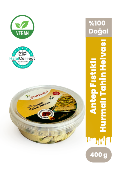 Hurmatat Fıstıklı Hurmalı Helva 400 gr