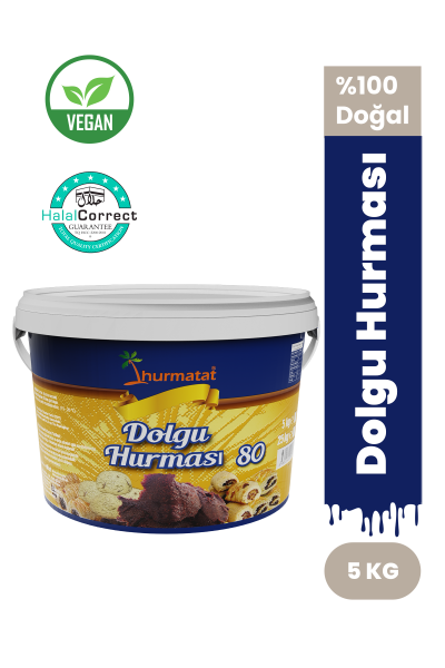 Hurmatat Dolgu Hurması 80 Brix 5 Kg | Pastacılık İçin