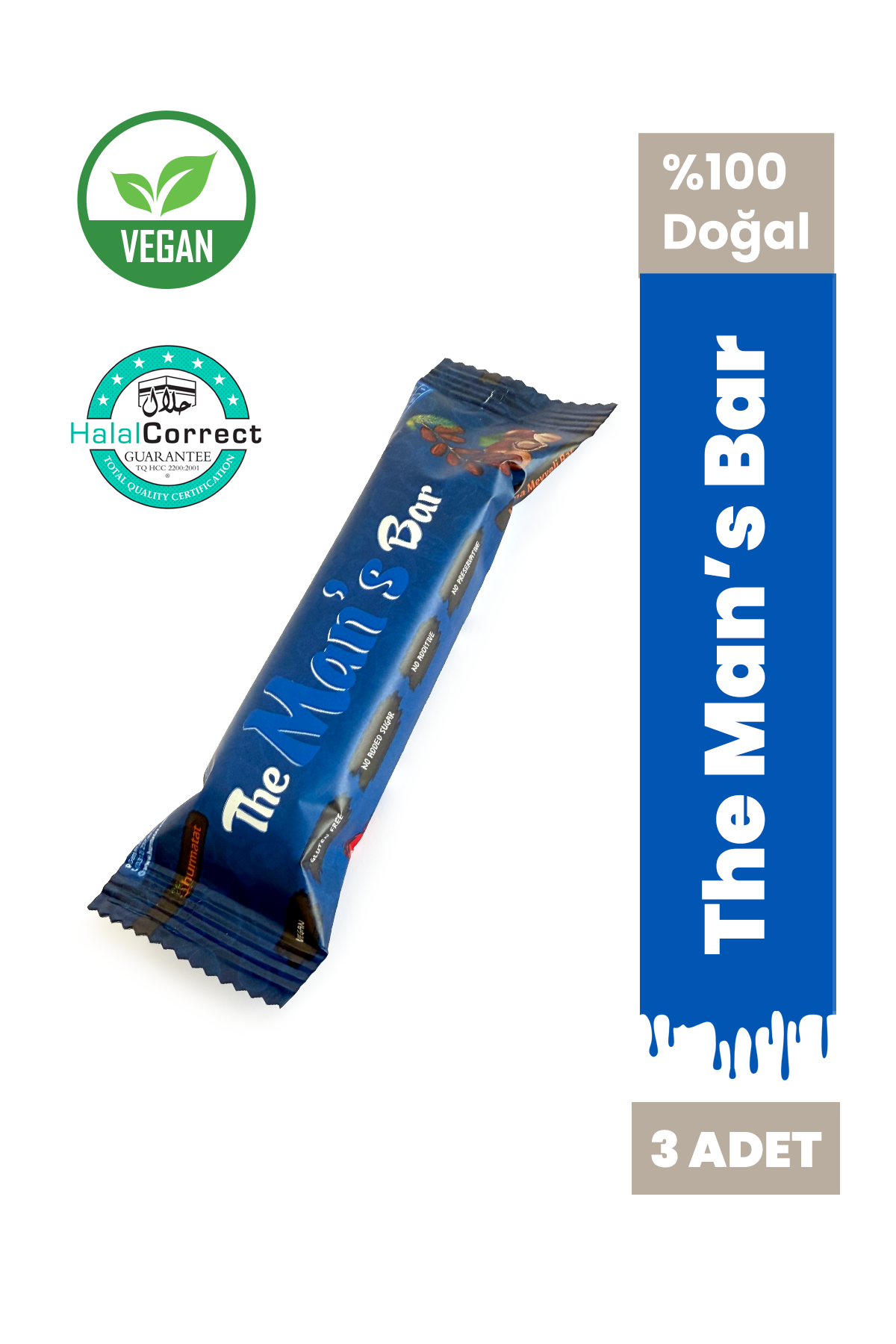The Man's Hurma Meyveli Bar 3 Adet