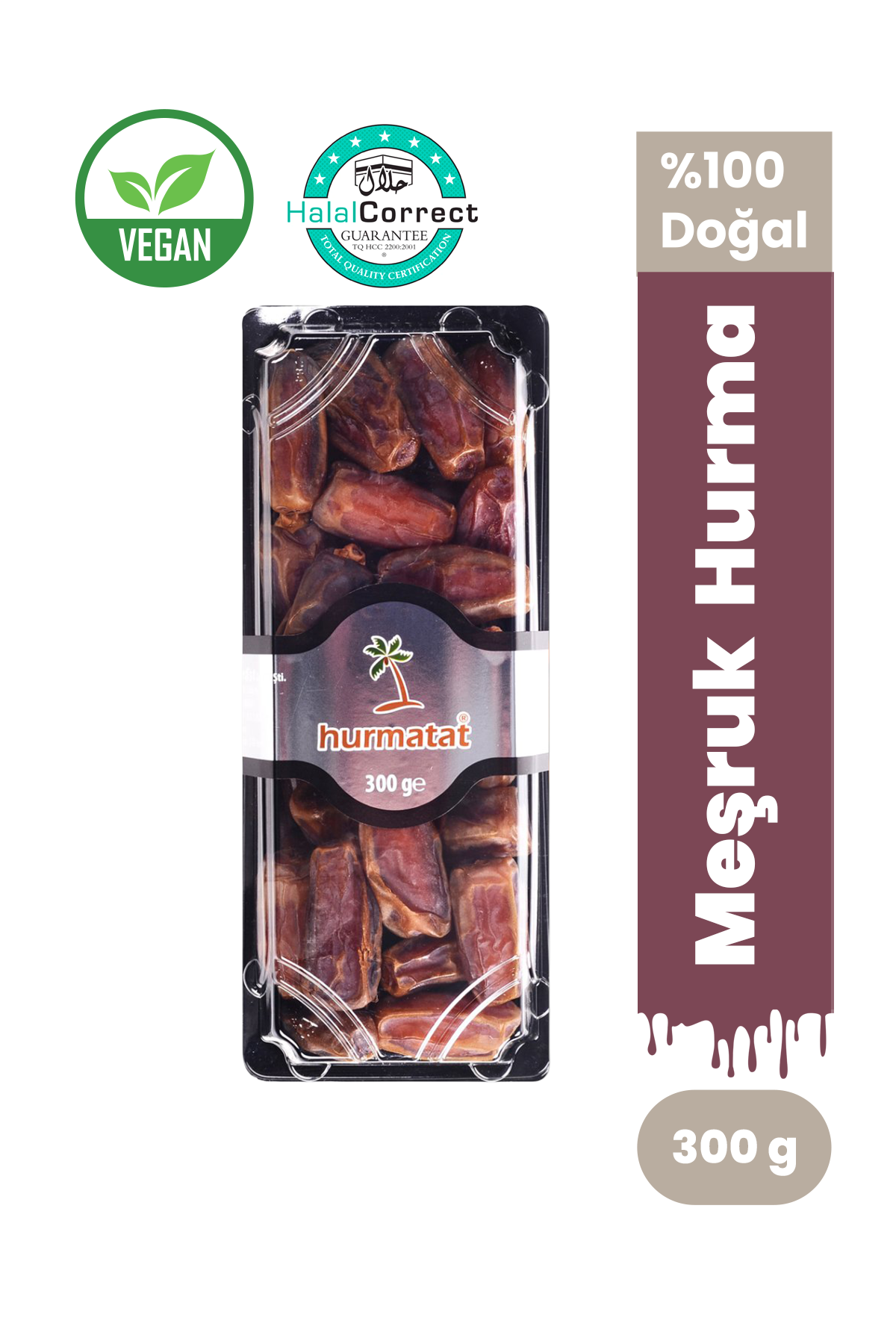 Meşruk Hurma 300 Gr