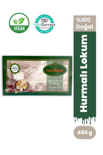 Hurmalı Çifte Kavrulmuş Lokum 450 Gr