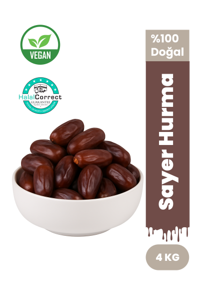 Sayer Hurma 4 Kg – Doğal, Katkısız ve Taptaze