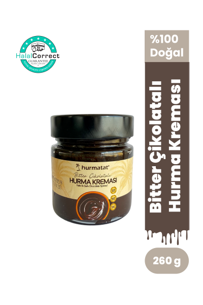 Hurmatat Bitter Çikolatalı Hurma Kreması 260 Gr