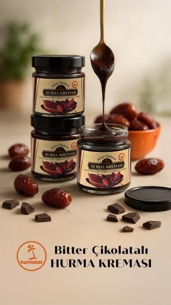 Hurmatat Bitter Çikolatalı Hurma Kreması 260 Gr
