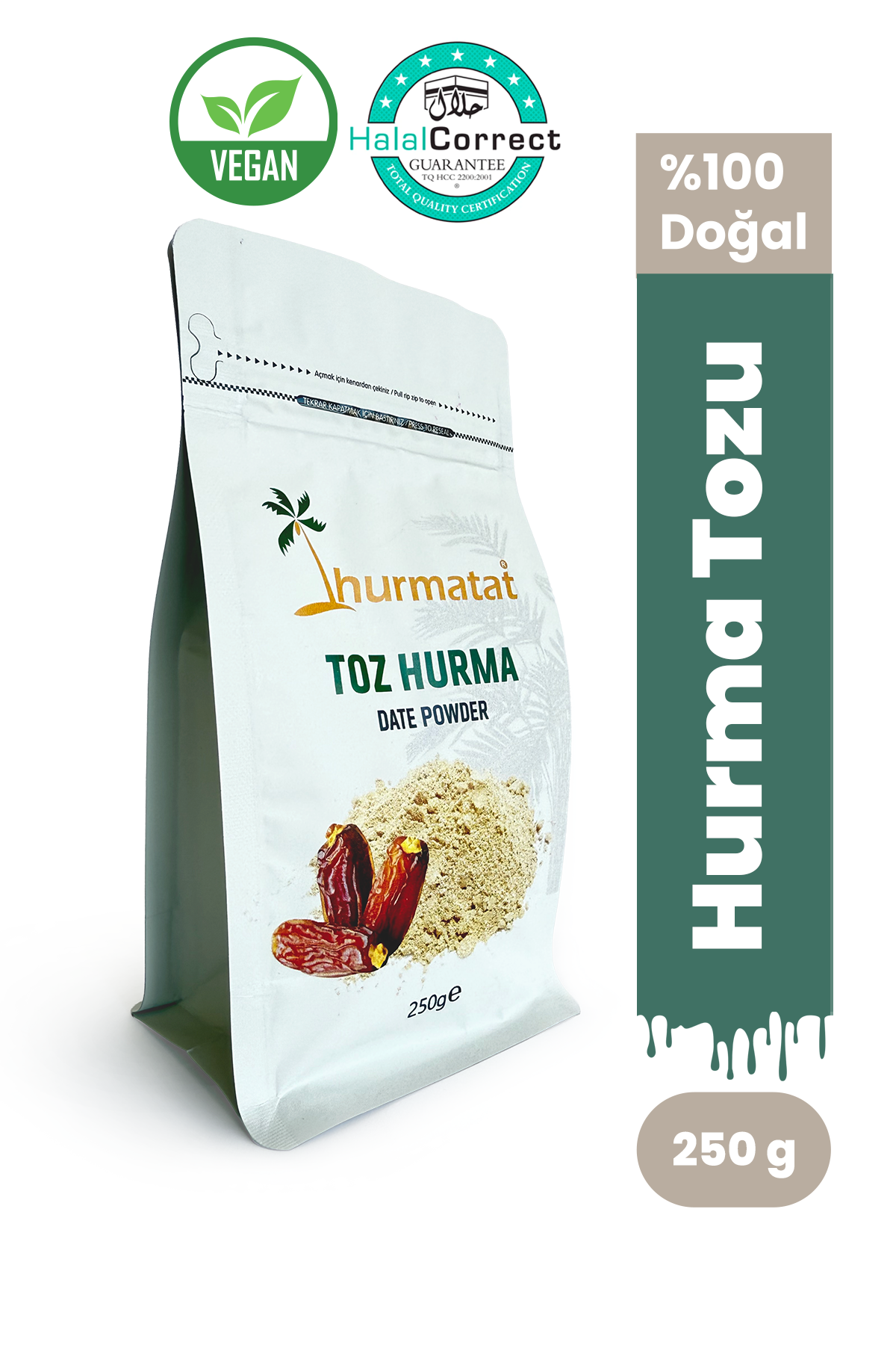 Toz Hurma 250 Gr (Glutensiz)