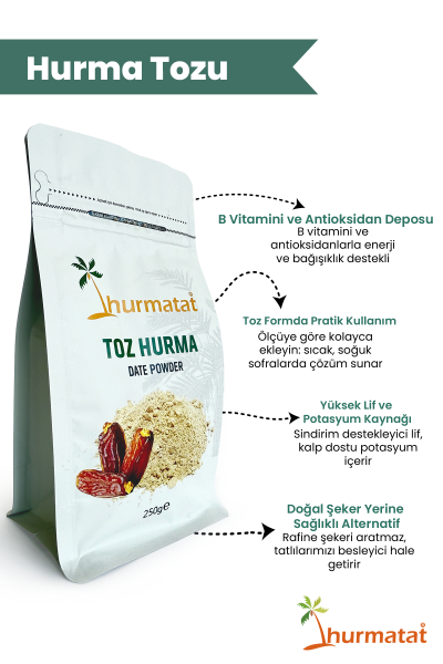 Toz Hurma 250 Gr (Glutensiz)