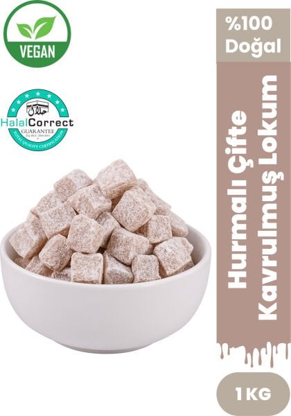 Hurmalı Çifte Kavrulmuş Lokum 350Gr